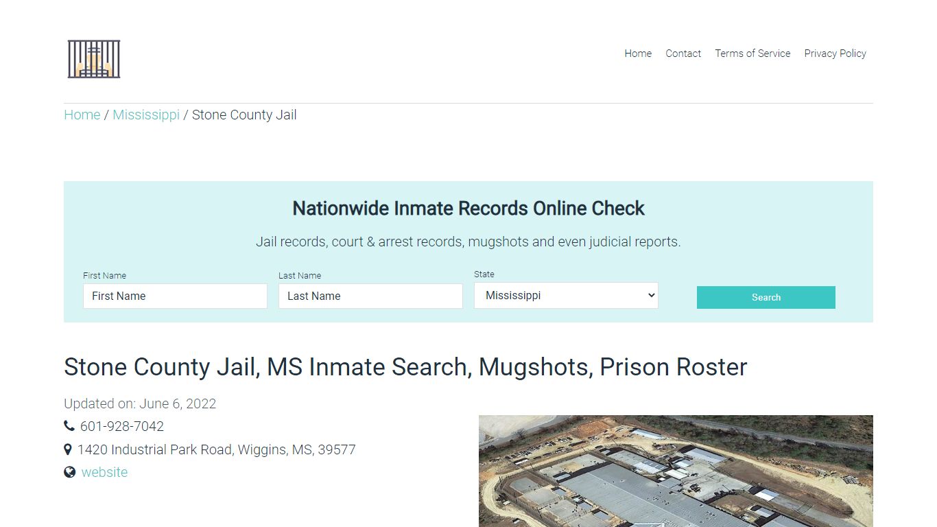 Stone County Jail, MS Inmate Search, Mugshots, Prison ...